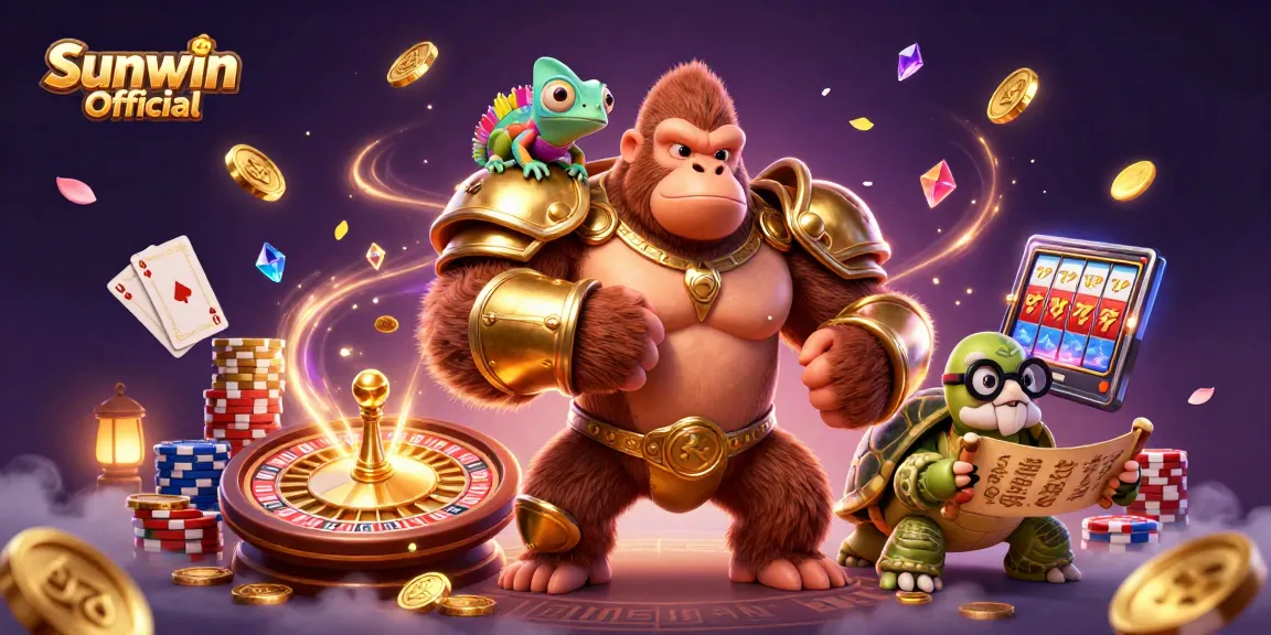 Experience thrilling moments at Sunwin Official with vibrant casino visuals featuring engaging game elements.
