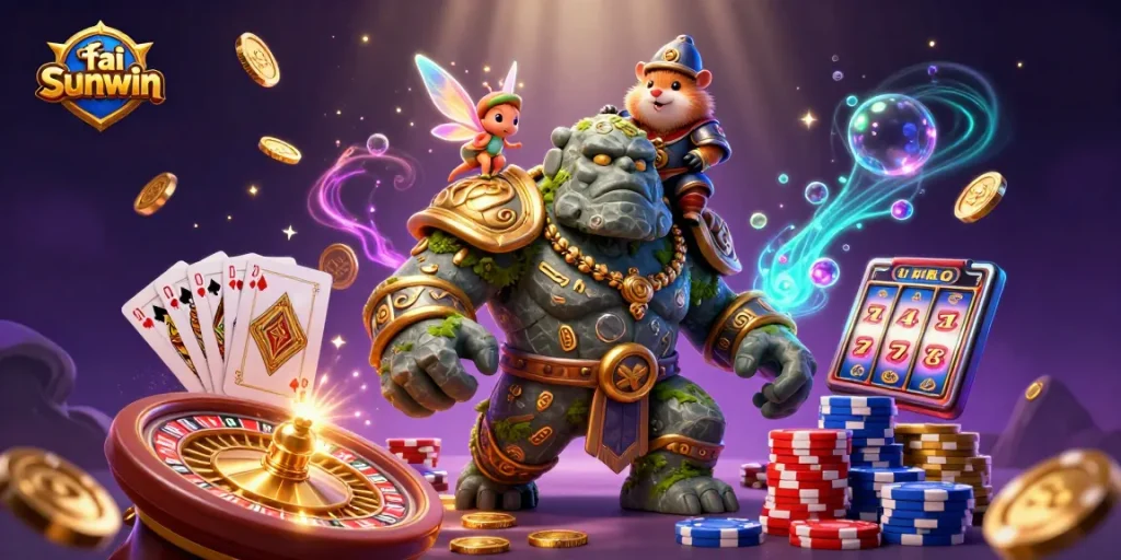 Experience the excitement of tai sunwin with dazzling games, golden coins, and thrilling characters in action.